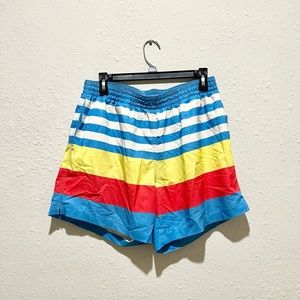 Chubbies Stretch 5.5" Swim Trunks Color Block size large L